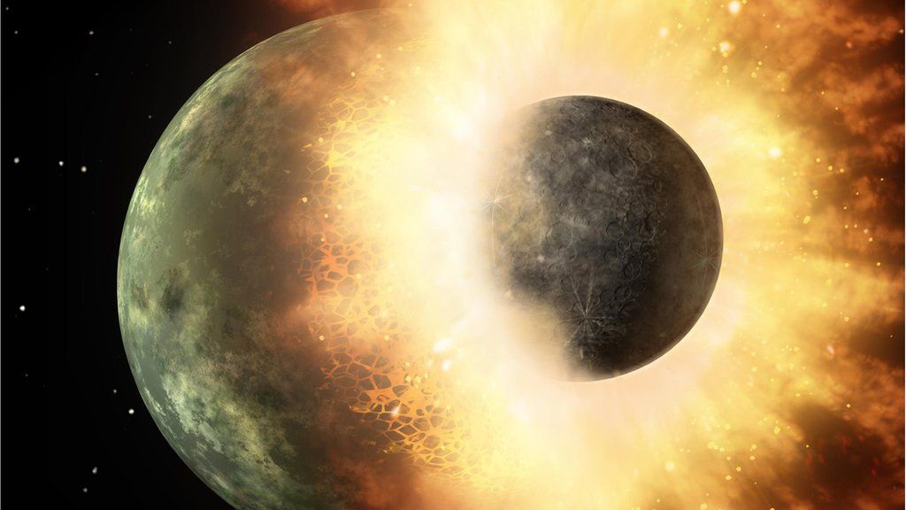 Planet smash-up 'brought carbon to Earth'