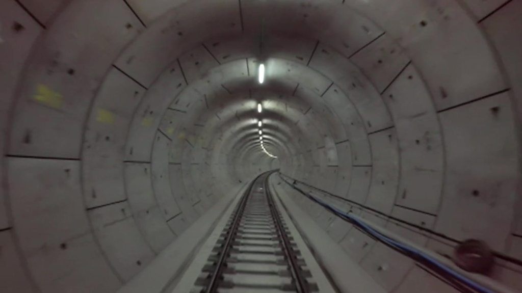 Crossrail's tunnels have tracks