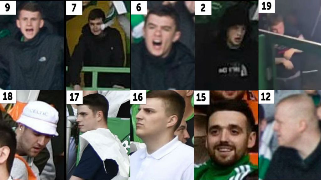 CCTV appeal over disorder at Celtic v Rangers game