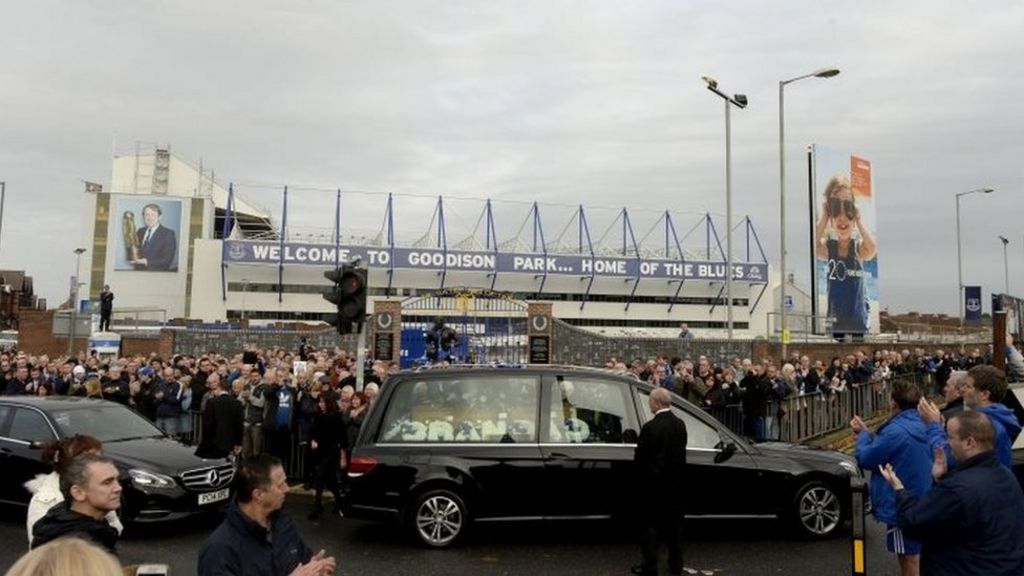 Funeral for Everton great Kendall