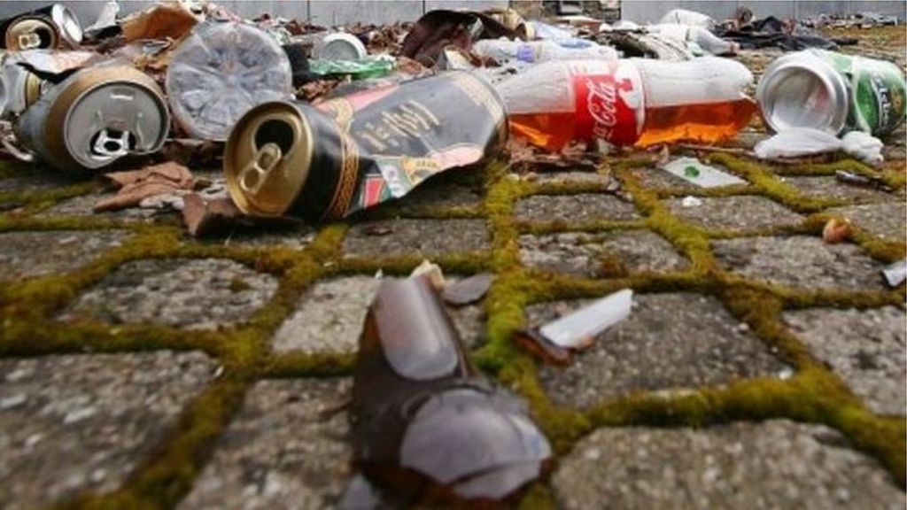 Annual £3.5m cost of cleaning litter from Welsh streets BBC News