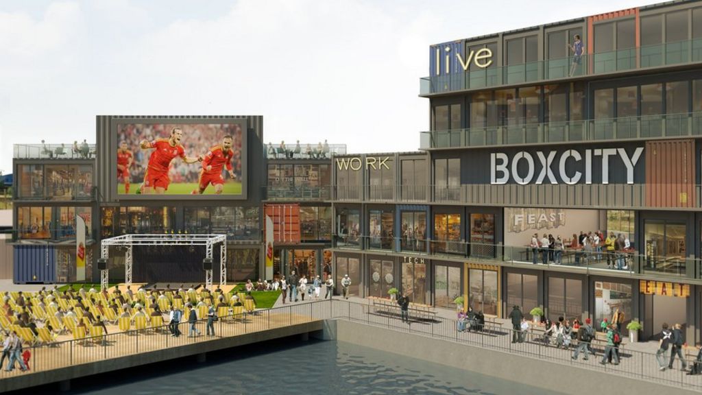 Plans for Cardiff Bay 'box city' of shipping containers