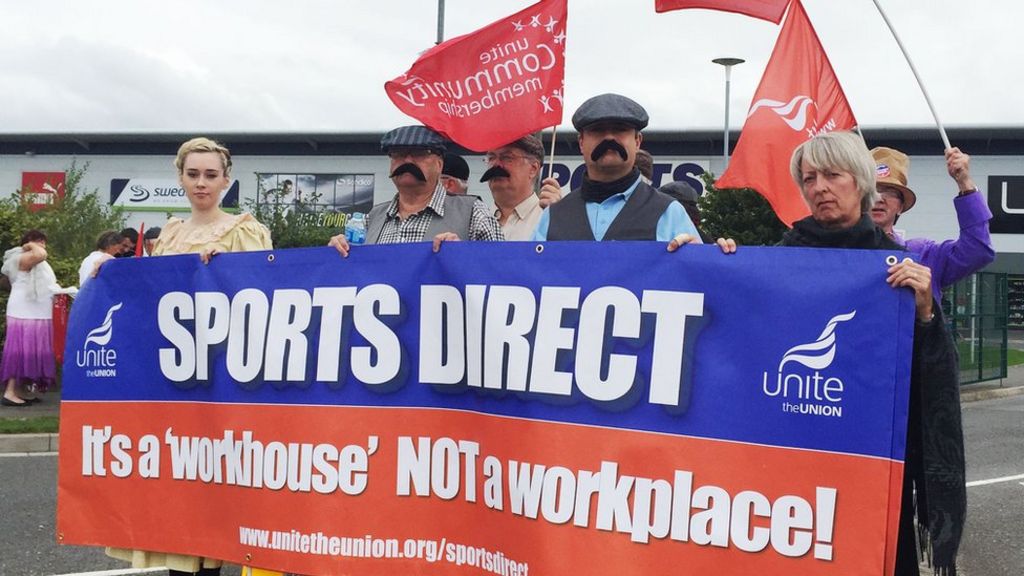 Zero-hour protests at Sports Direct