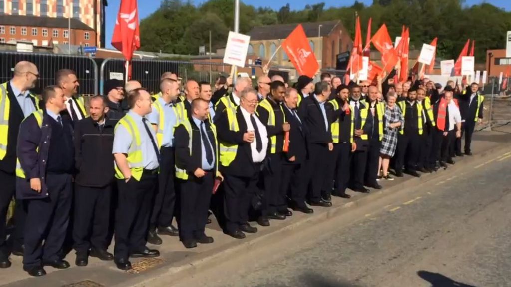 Bus drivers staging one-day strike