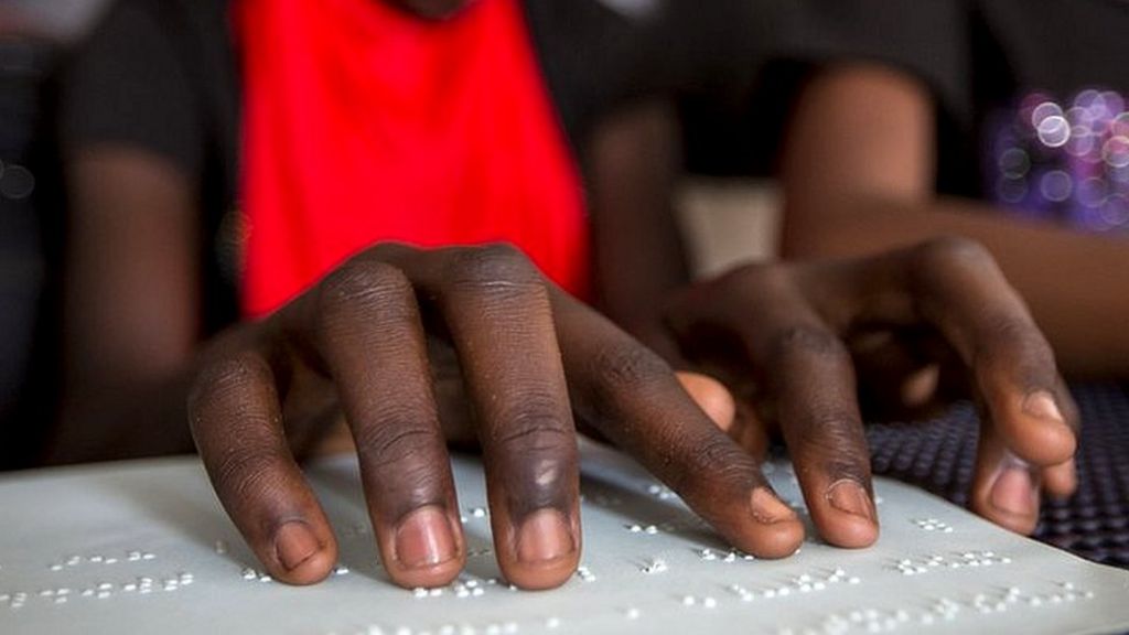 In pictures Teaching visually impaired children BBC News