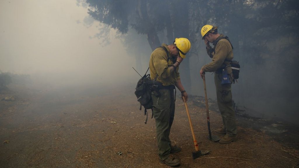VIDEO: California wildfire evacuees return