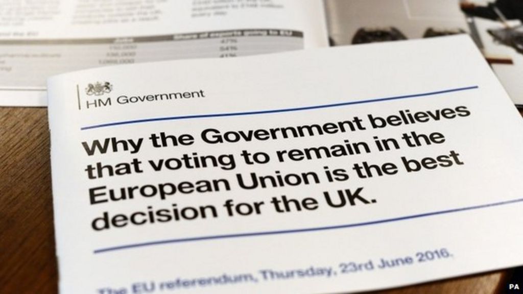 VIDEO: BBC fact-checks £9m EU leaflets