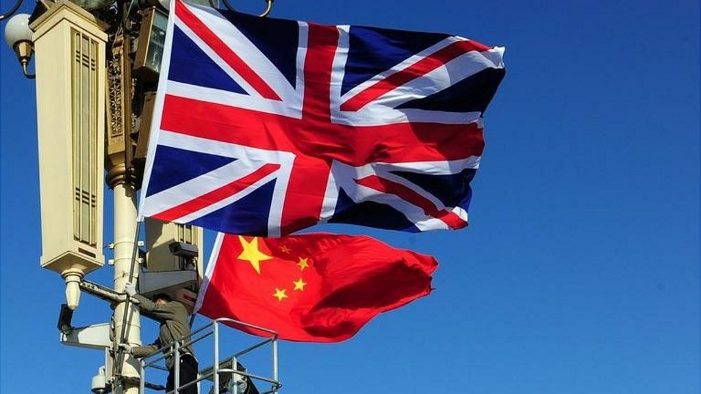 What does China own in the UK?