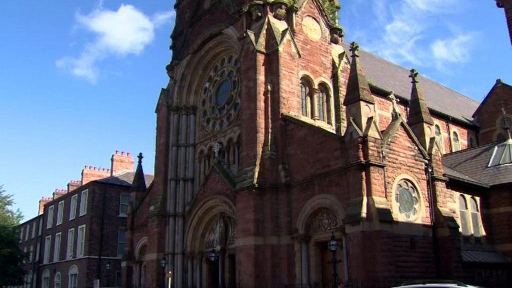 St Patrick's Church in north Belfast damaged in arson attack - BBC News
