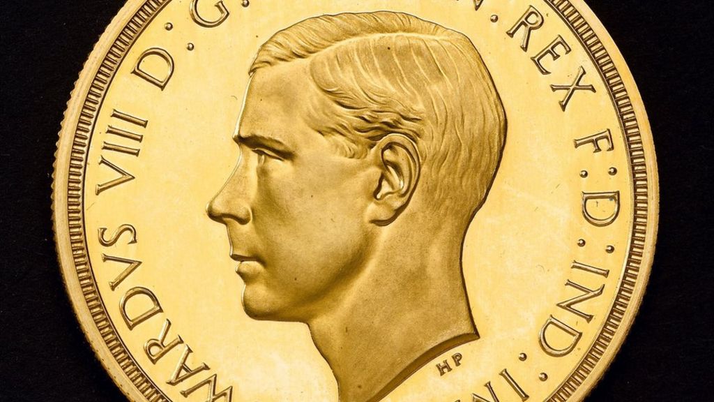 'Extremely rare' King Edward VIII coin goes on display - BBC News