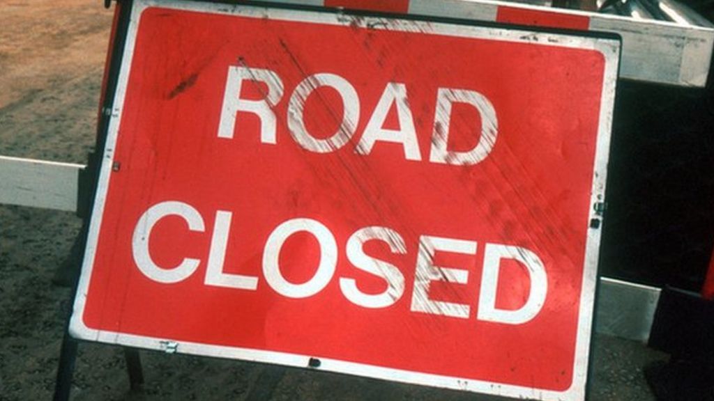 Powys A479 Pengenfford road shuts for landslip repair work