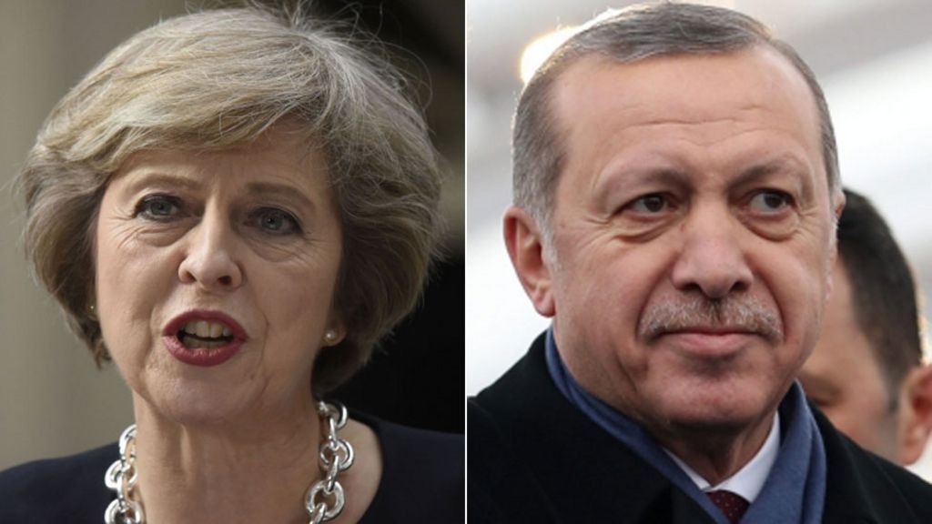 Theresa May 'to discuss trade' with President Erdogan on Turkey visit