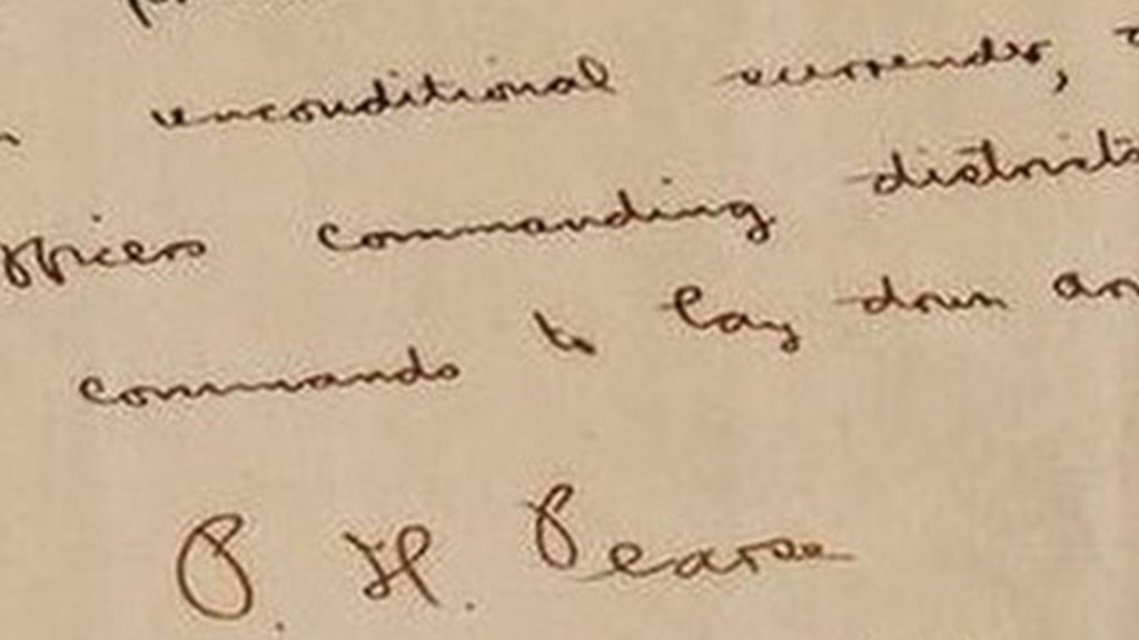 Auction withdraws 1916 surrender letter