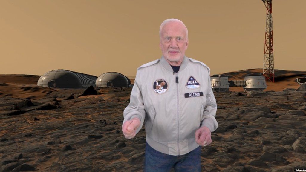 Buzz Aldrin launches VR plan to get humans to Mars