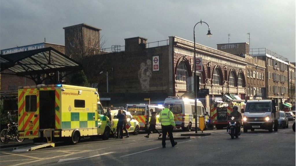 Man held over Tube push incident