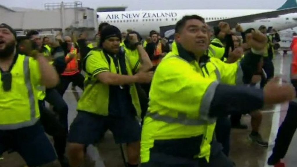 VIDEO: Airport haka welcomes champion All Blacks