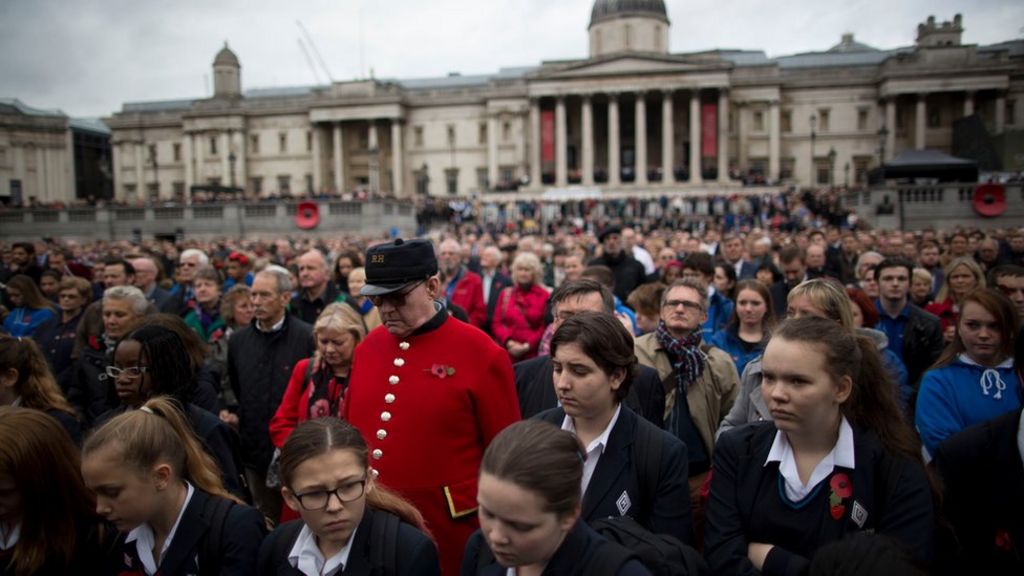 Armistice Day Nation remembers war dead BBC News