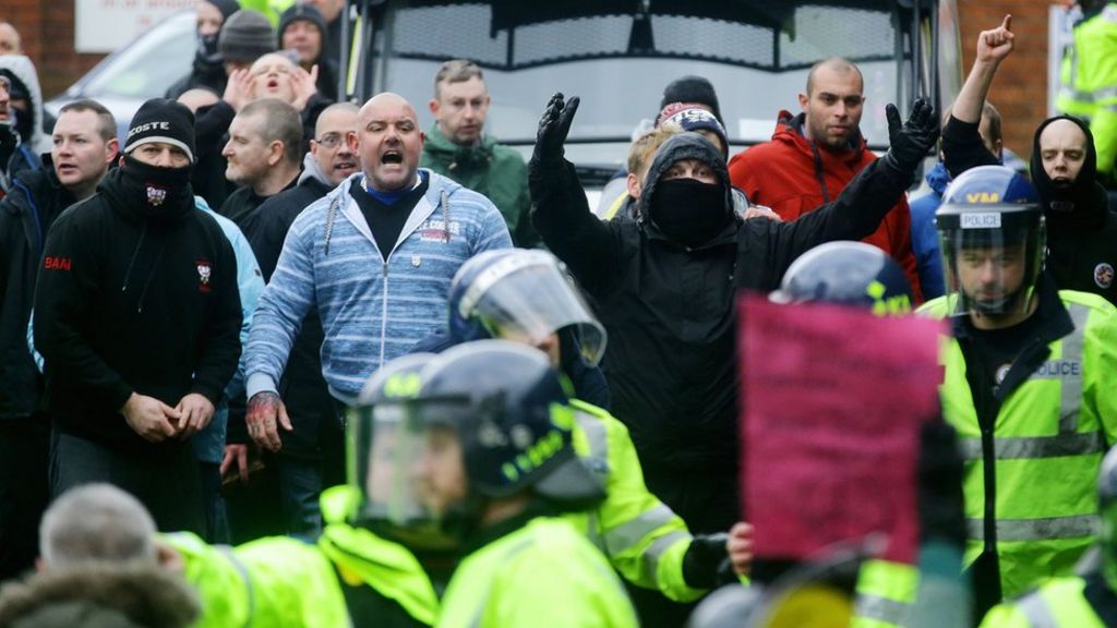 Three held in anti-immigrant clashes