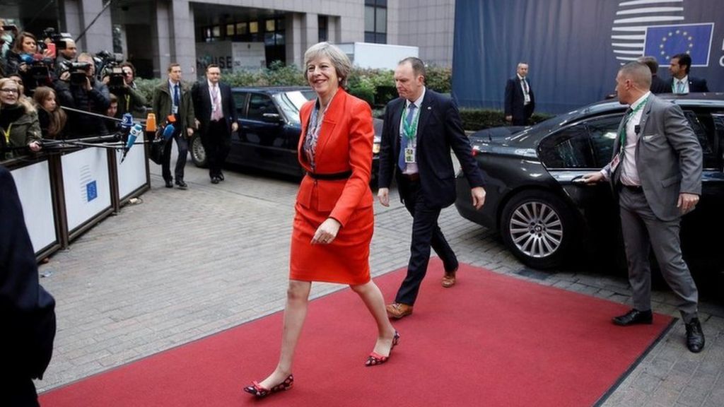 Theresa May Expects Full Eu Role Until Brexit Bbc News 