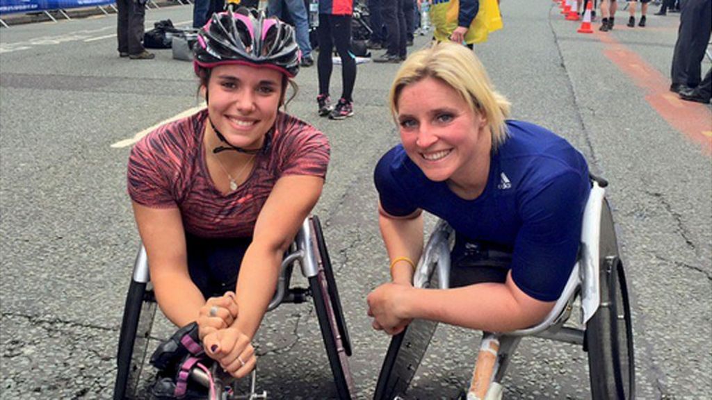 Woods wins Elite Wheelchair race