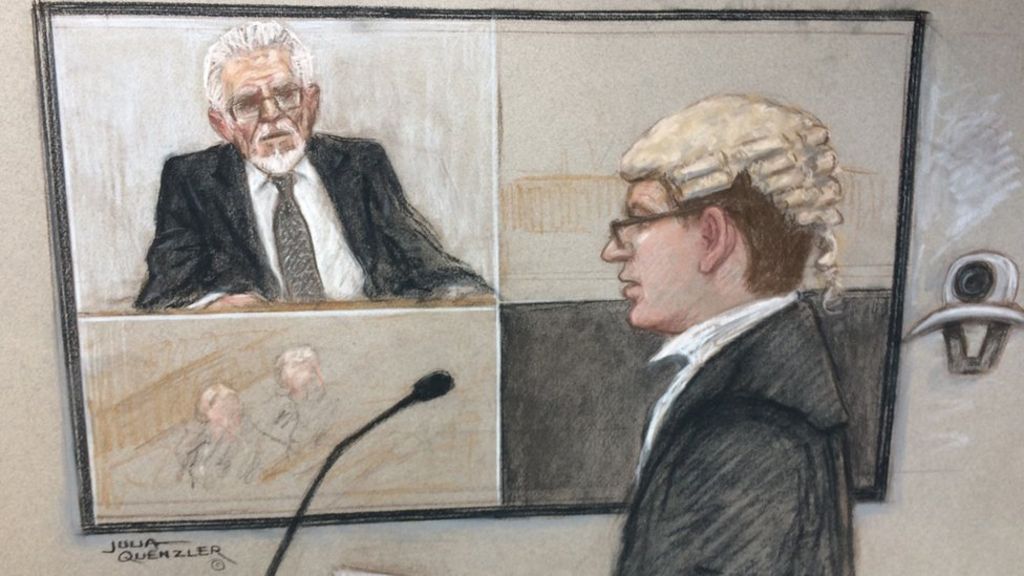 Rolf Harris trial: Ex-TV star 'groped teenager in taxi'