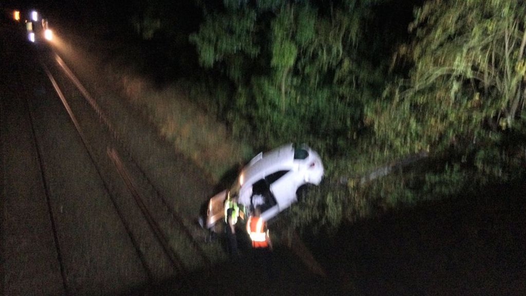 Woman charged over train narrow escape