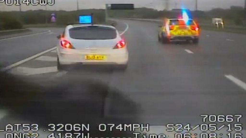 VIDEO: Drink-driver in 115mph police chase