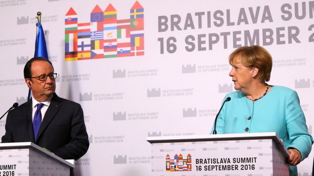 Bratislava EU talks bring Merkel-Hollande pact for renewal