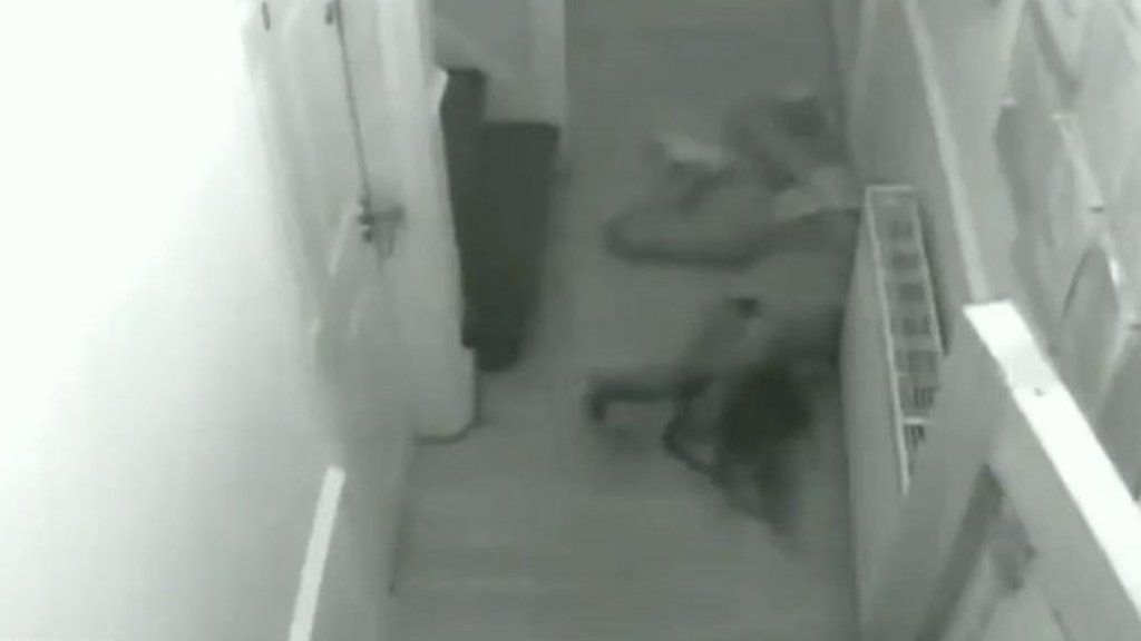 Brutal domestic attack caught on CCTV