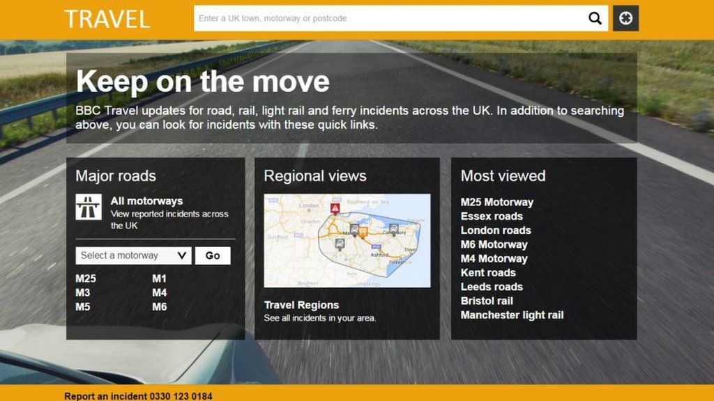 BBC Travel website is switched off