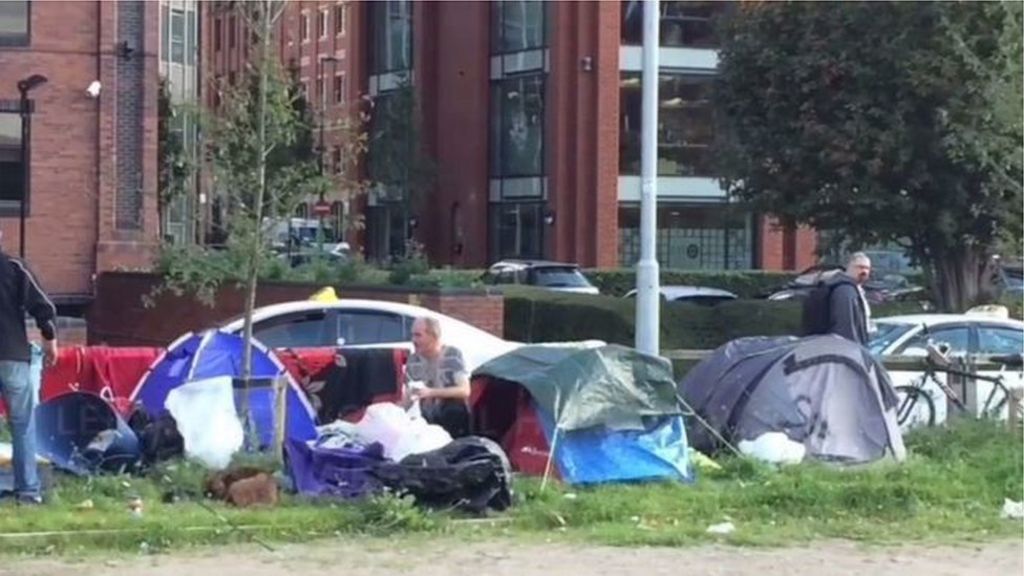 Leeds 'tent city' protest ends as housing is secured