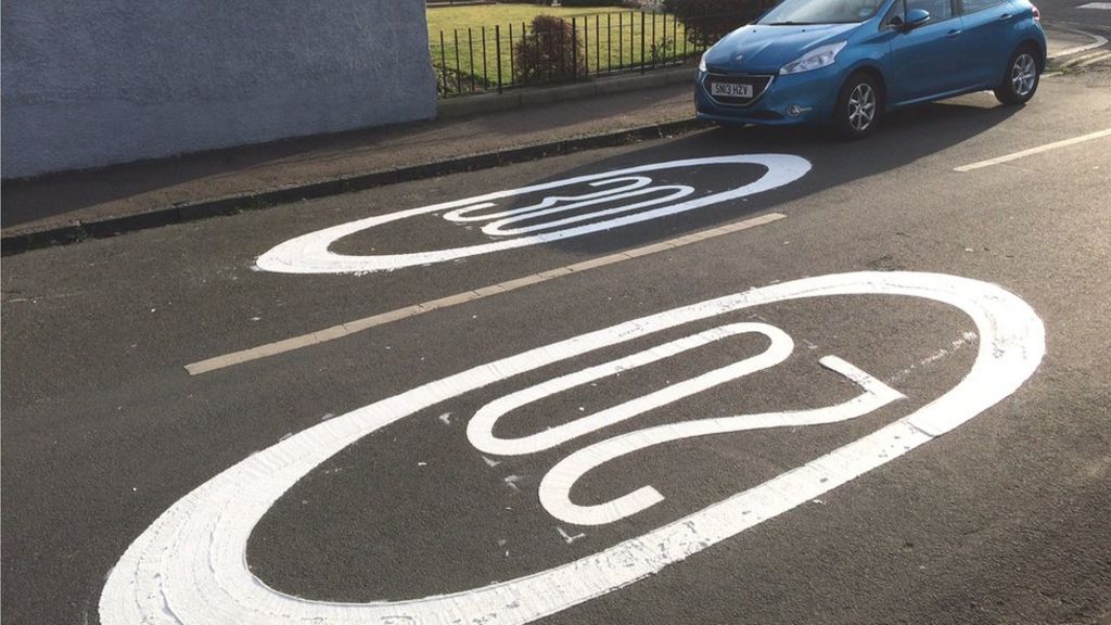 Confusion over speed zone markings in Edinburgh