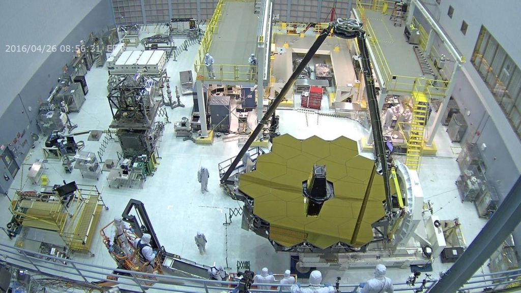 James Webb's mirror is revealed