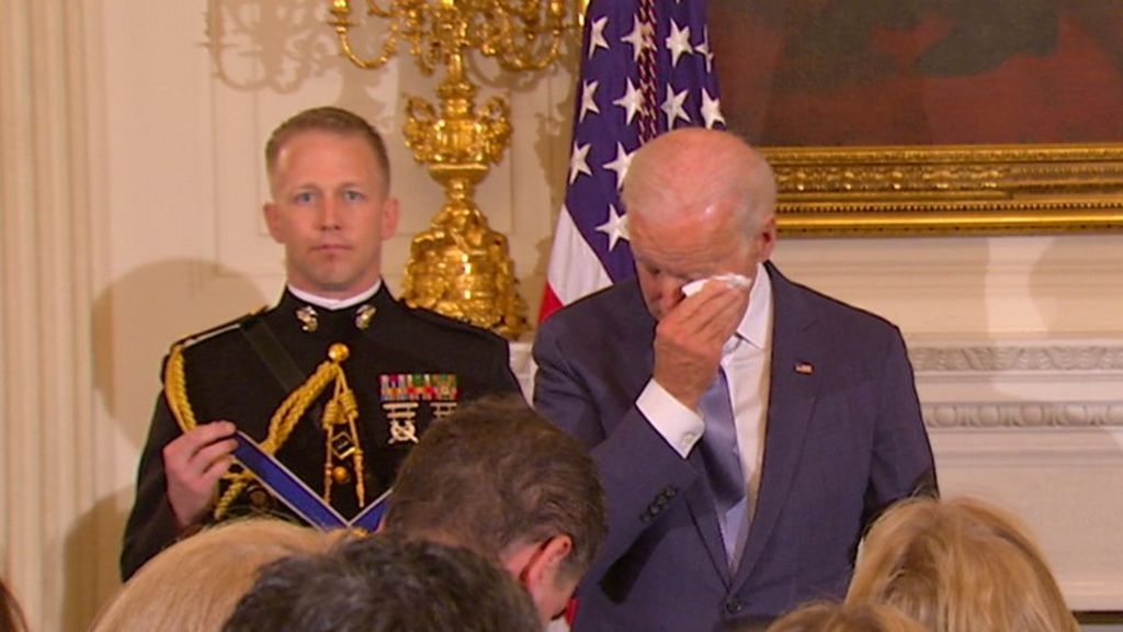 Obama surprises emotional Biden with Medal of Freedom