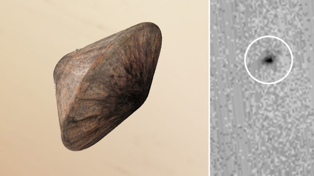 Schiaparelli: Mars probe 'crash site identified'