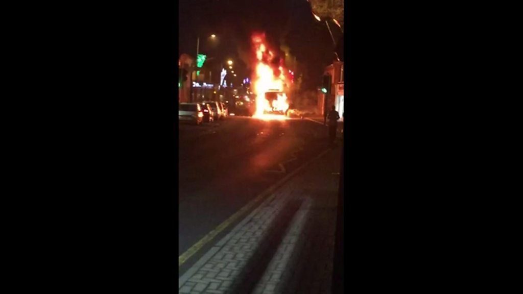 The fire service were called on Monday afternoon