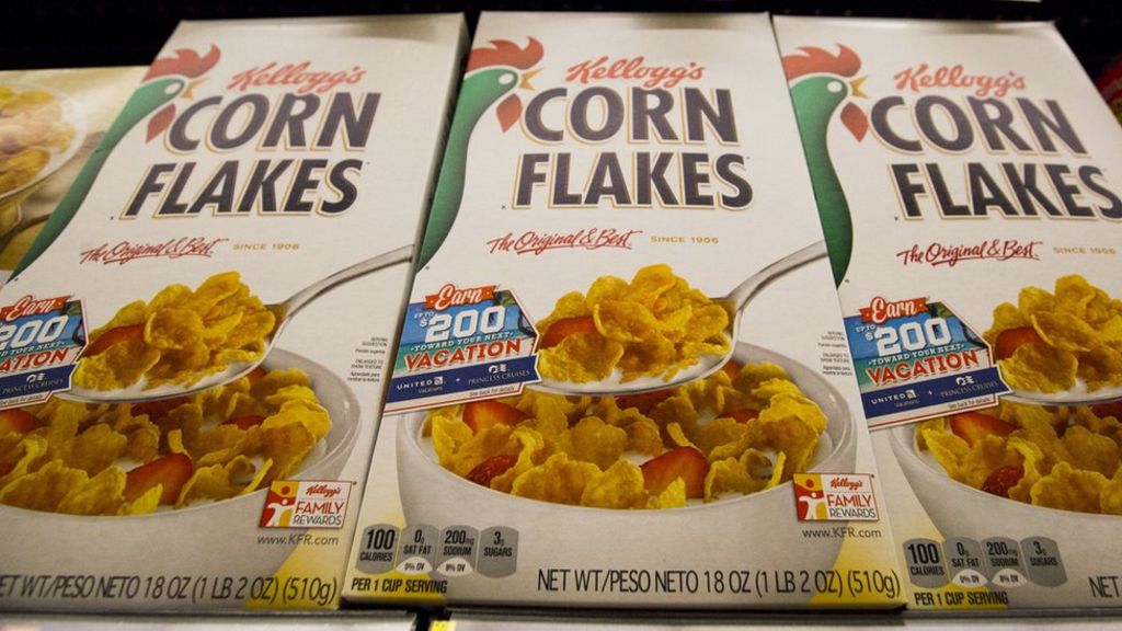Kellogg's cereal sales continue to slump