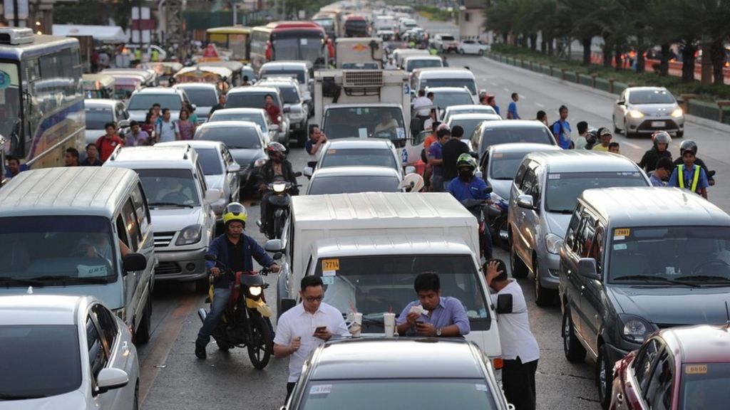 Traffic Woes Highlight Philippines Infrastructure Issues Bbc News