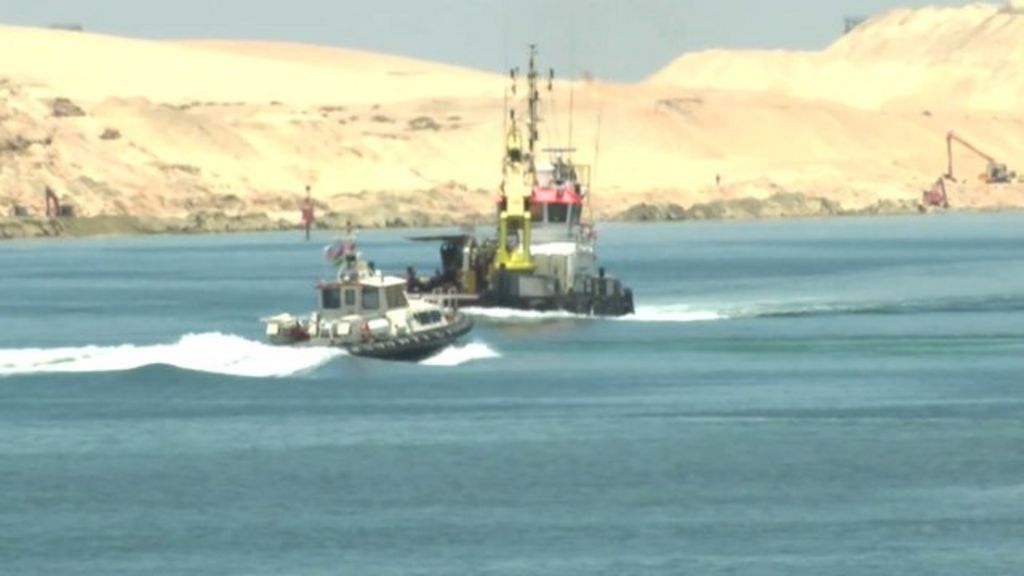 VIDEO: On the banks of the new Suez Canal