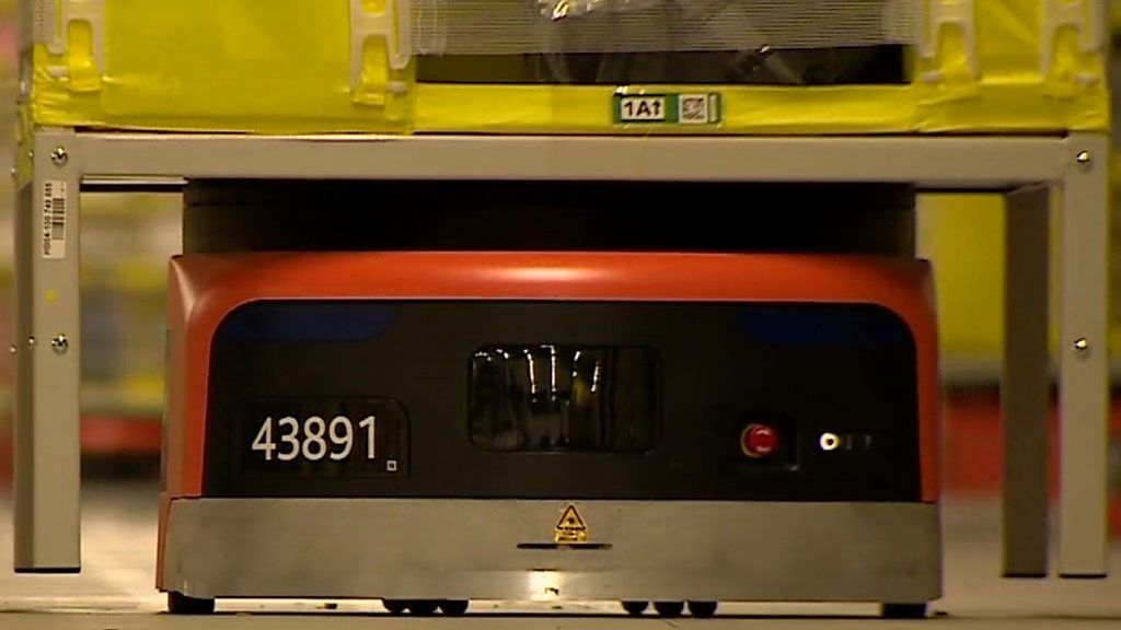 Meet the robots in Amazon's UK warehouses