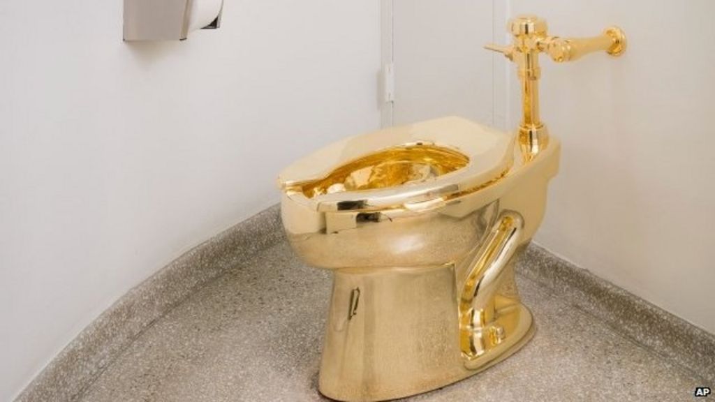 'Golden toilet? Something I've always dreamed of'