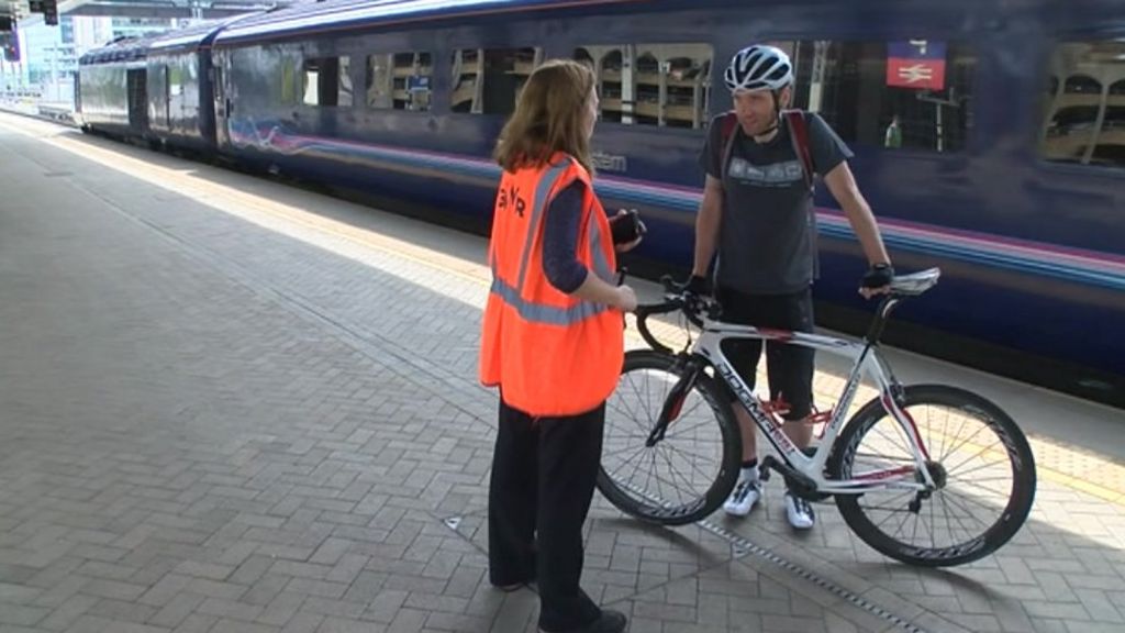 Protest at train company's bike policy