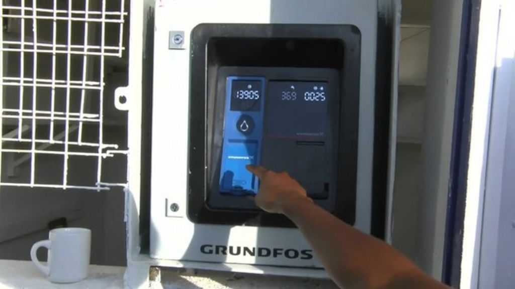 'Water ATM' scheme launches in Nairobi, Kenya BBC News
