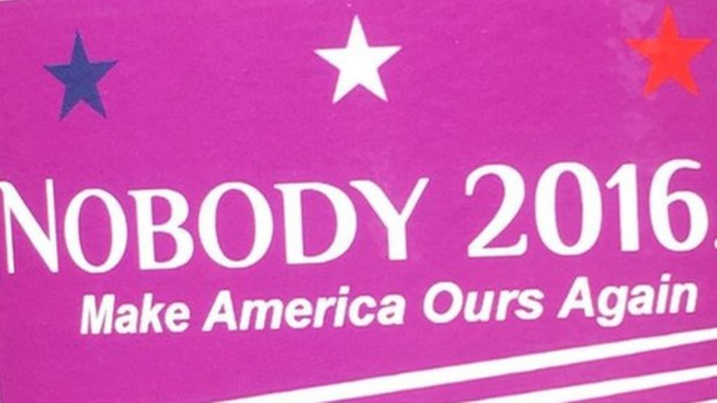 Nobody for President!