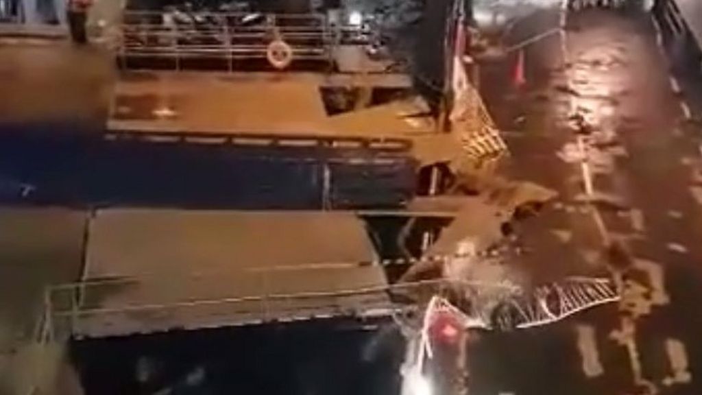 Isle of Man ferry crash forces cancellation of services to UK