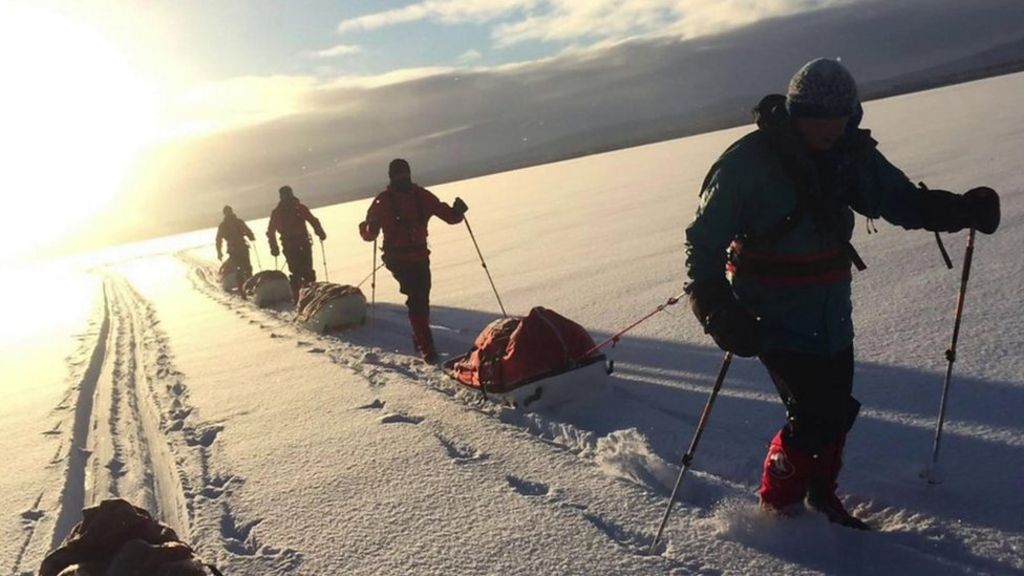 Antarctic charity trek in honour of dead adventurer