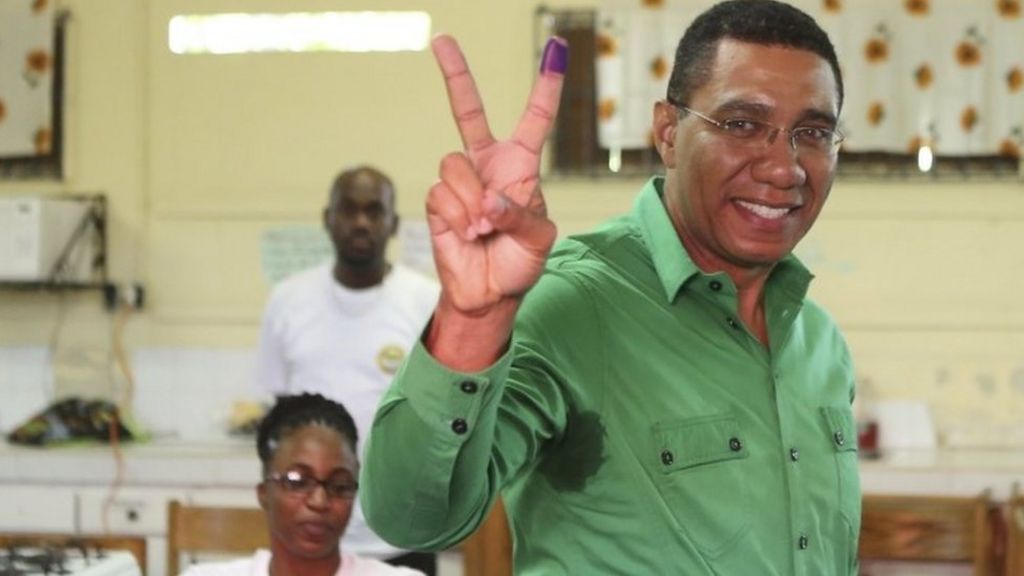 Jamaica swears in new prime minister