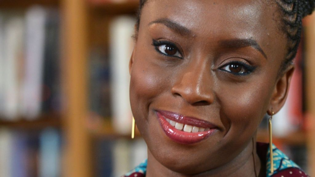 Chimamanda Ngozi Adichie - the feminist who sells make-up - BBC News