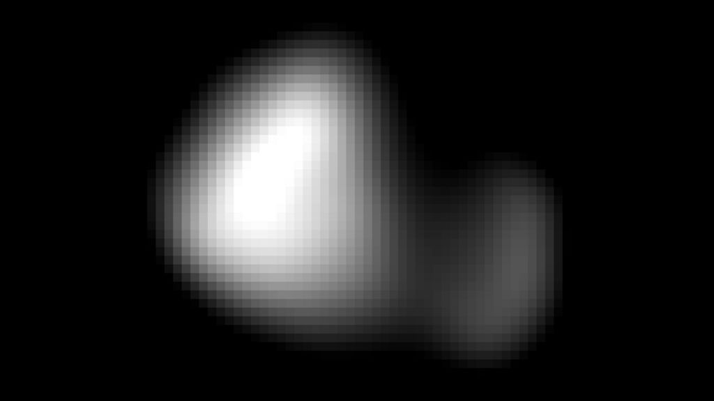 Pluto's Kerberos finally shows itself