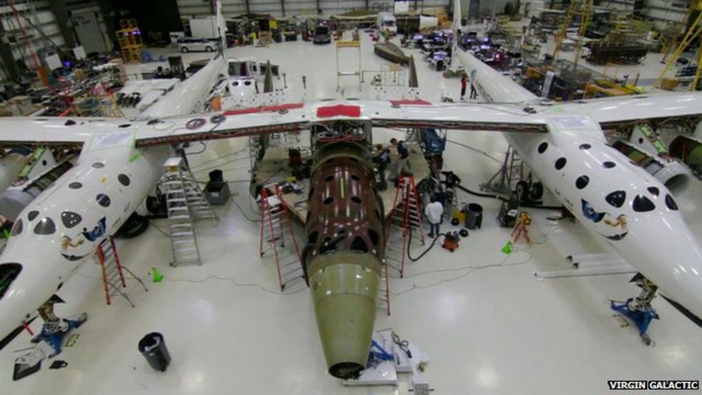 VIDEO: Timelapse shows Virgin Galactic space ship